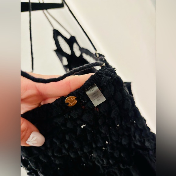 FREE PEOPLE Black Lace Dress - Picture 3 of 3